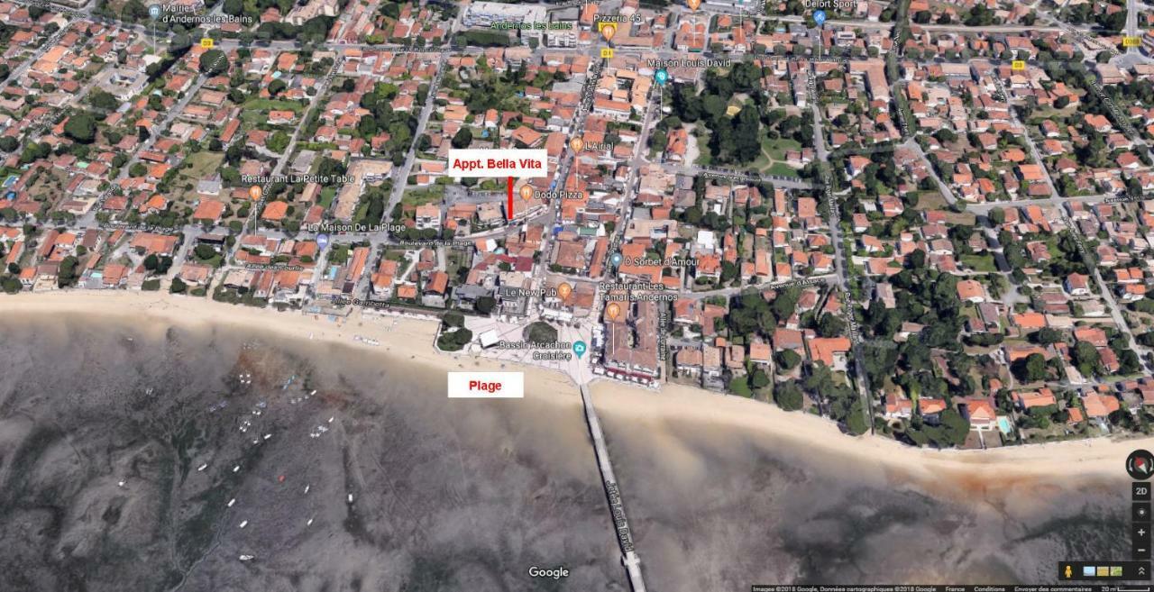 Appt. Bella Vita - Andernos Les Bains, Au Coeur Du Bassin D'Arcachon Luaran gambar